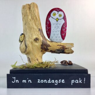 In m'n zondagse pak!