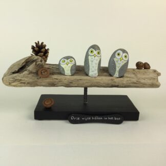 Drie wijze heren in het bos