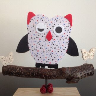 Houten uil (met sterretjes)