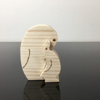 Pinguïnmoeder met jong (klein)