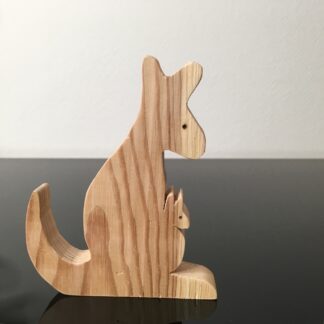 Kangoeroemoeder met jong