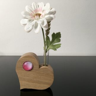 Vaasje in de vorm van een hartje