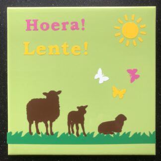 Lentetegeltje 1