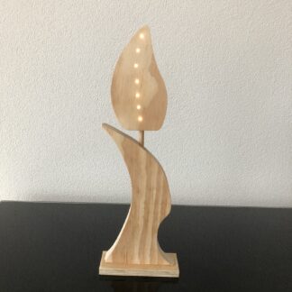 Gestileerde kaars (middel) met led