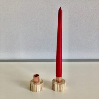 Kaarsen-standaard (met koperen houder)