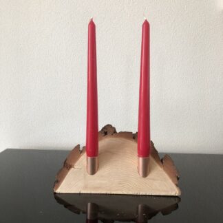 Tableau voor 2 kaarsen