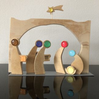 Gestileerde kerststal (middel)